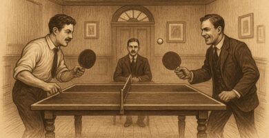 El primer club de ping pong