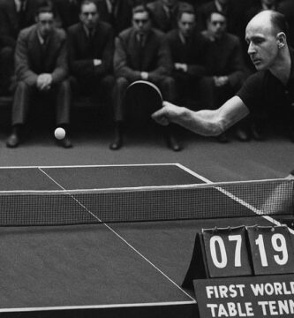 El primer mundial de ping pong