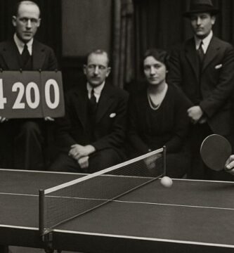 El primer torneo de ping pong