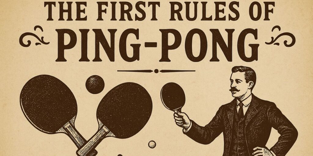 Primeras Reglas del Ping Pong 1 Las primeras reglas del ping pong