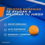 Pelotas Pro Spin Naranja 4