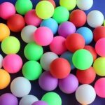 Regerly 50 Pieza pelotas colores ping pong 2