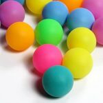 Regerly 50 Pieza pelotas colores ping pong 3