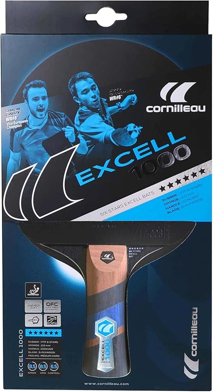 Cornilleau Excell 1000 Raqueta ping pong basunantenisdemesa