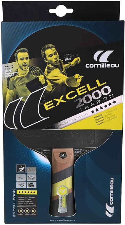 Cornilleau Excell 2000 Raqueta ping pong basunantenisdemesa