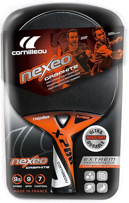 Cornilleau Nexeo X200 Graphite Raqueta ping pong basunantenisdemesa