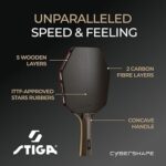 Raqueta STIGA Cybershape Pro Carbon+ basunan tenis de mesa 4