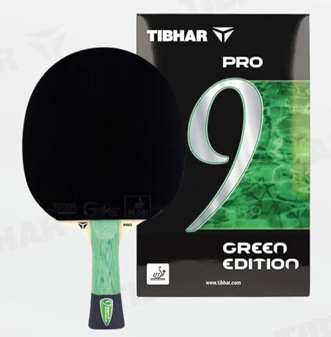 TIBHAR Pro Green Edition: Raquetas Ping Pong 1 raqueta TIBHAR Pro Green Edition basunan tenis de mesa