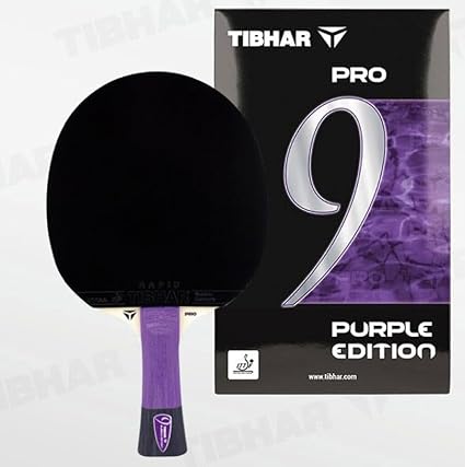 TIBHAR Pro Purple Edition: Raquetas Ping Pong 1 raqueta TIBHAR Pro Purple Edition basunan tenis de mesa