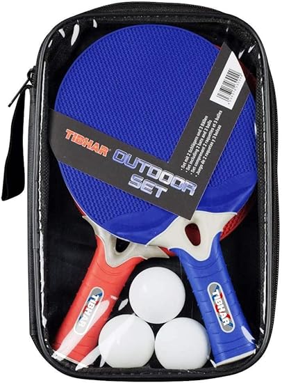 Tibhar Outdoor Set: Raquetas Ping Pong 1 raqueta Tibhar Outdoor Set basunan tenis de mesa