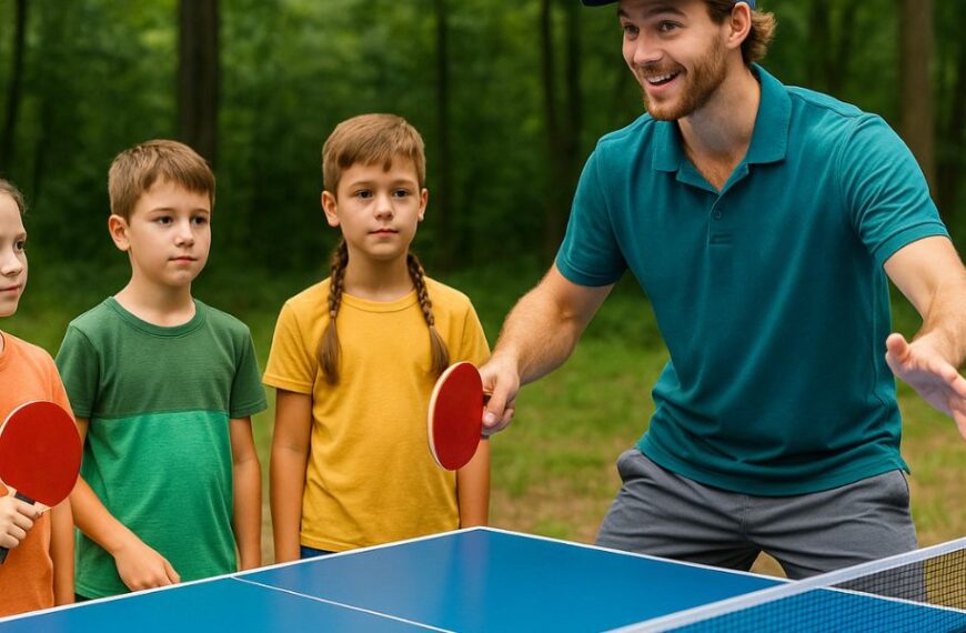 Cómo organizar sesiones de ping pong inolvidables en campamentos