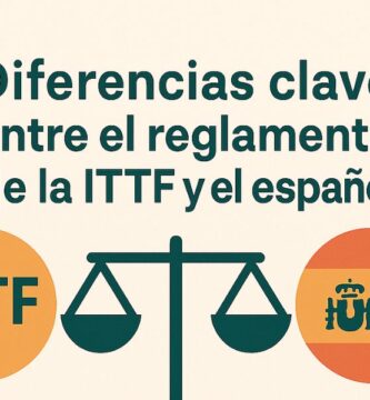 Diferencias clave entre el reglamento de la ITTF y el espanol