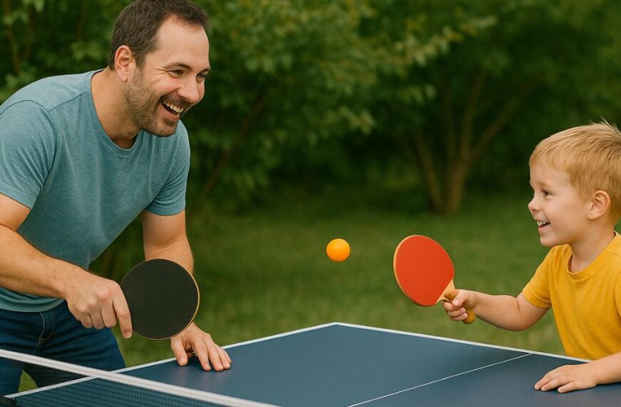 El tenis de mesa como actividad para padres e hijos