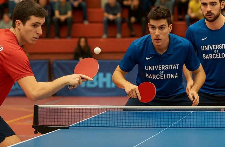 Ping pong universitario: entre apuntes y topspins