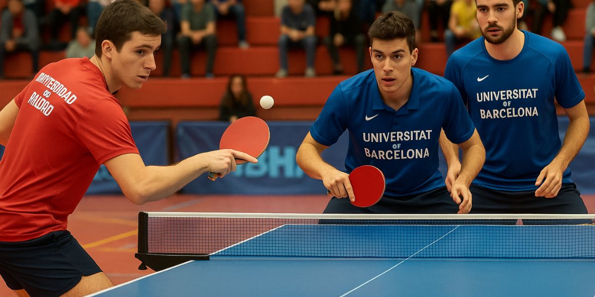 Ping pong universitario: entre apuntes y topspins