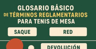 Glosario básico de términos reglamentarios para tenis de mesa 5 glosario basico tenis de mesa