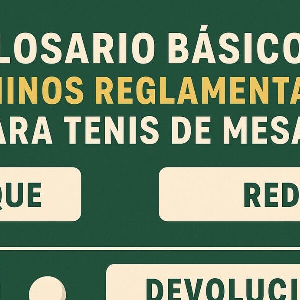 Glosario básico de términos reglamentarios para tenis de mesa