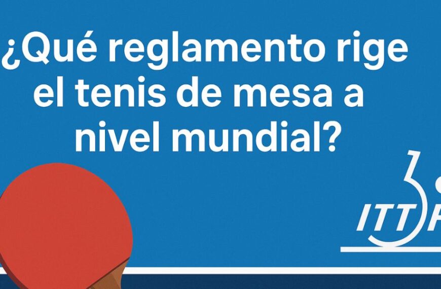 ¿Qué reglamento rige el tenis de mesa a nivel mundial?